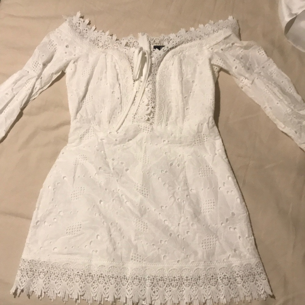 Cute white summer dress